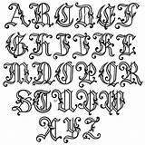 English Old Font Tattoo Letters Fonts Different Newdesign Via sketch template