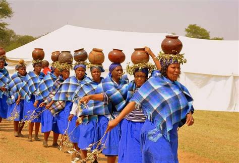 Tswana People Celebration Of Dikgafela First Fruits African