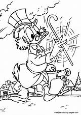 Mcduck Scrooge Coloring Pages Browser Window Print sketch template