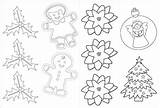 Christmas Bookmarks Coloring Tags Printable Gift Color Bookmark Print Designs Ornaments Printables Holiday Own Felt Templates Make sketch template