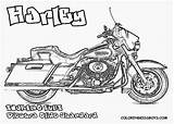 Harley Coloring Davidson Pages Motorcycle Fr sketch template