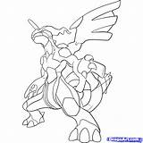 Pokemon Zekrom Coloring Pages Reshiram Step Draw Getdrawings Drawing Top Hellokids sketch template