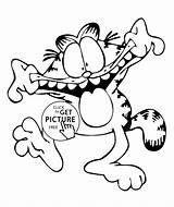 Garfield Dessin Rigolo Silly Coloriage Imprimer Weird Monster Rire Lustige sketch template