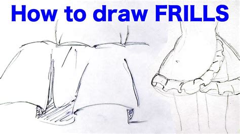 Step By Step Tutorial How To Draw Anime Frills By Japanese