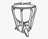 Timpani Timpano Drums Disegno Cliparts Pages Colorare Orquesta Acapulco sketch template