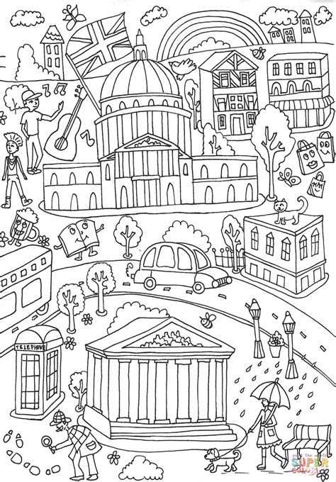 university  london  british museum coloring page  printable