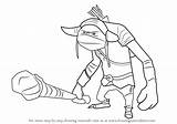 Warriors Drawing Hyrule Draw Step sketch template