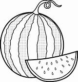 Melancia Melon Seedless Mitraland Popular Bestcoloringpagesforkids sketch template