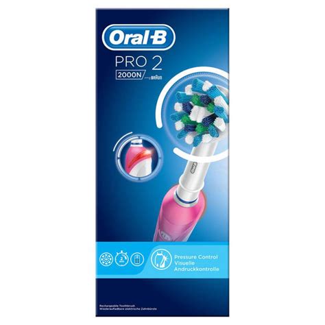 oral  pro   crossaction roze elektrische tandenborstel blokker