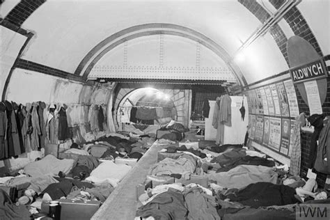 The London Underground As Air Raid Shelter London England 1940 D 1675