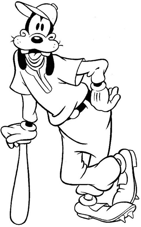 disney animal goofy coloring pages