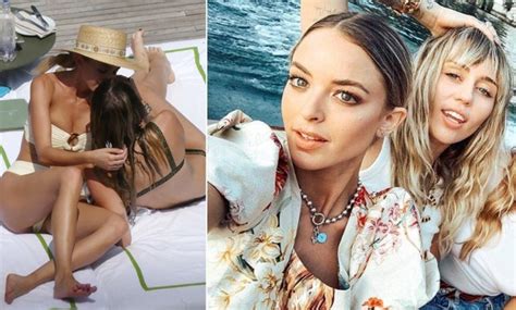 miley cyrus and her new girlfriend kaitlynn carter were
