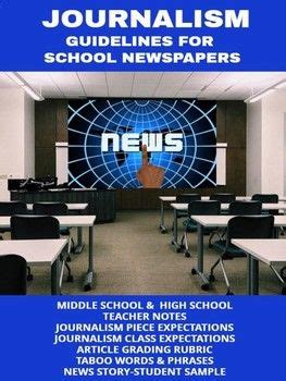 journalism guidelines  school newspapers school newspaper