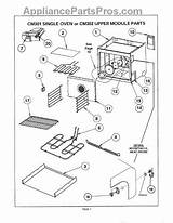 Oven Parts Thermador Upper Module Appliancepartspros sketch template