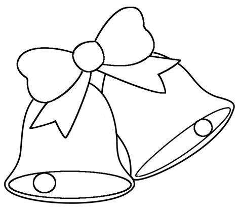 awesome pict  printable christmas bells coloring pages