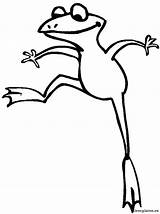 Kikker Frosch Kleurplaat Kikkers Kleurplaten Grenouille Malvorlagen Sapo Dibujo Mewarnai Malvorlage Katak Kodok Dieren Animasi Springende Bergerak Rana Coloriages Animierte sketch template