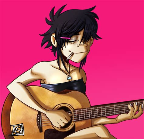 Noodle Gorillaz By Ashesfordayz On Deviantart