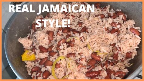 Authentic Jamaican Rice And Peas Quick And Easy Rice And Peas Recipe