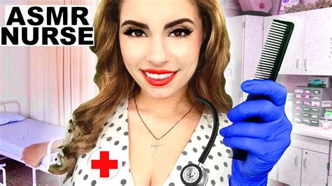 Asmr School Nurse Exam Scalp Check Rp Youtube