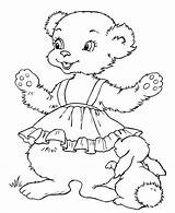 Teddy Bear Coloring Pages Colouring Kids Bunny Bears Clipart Printable Library Print Line Honkingdonkey Popular sketch template