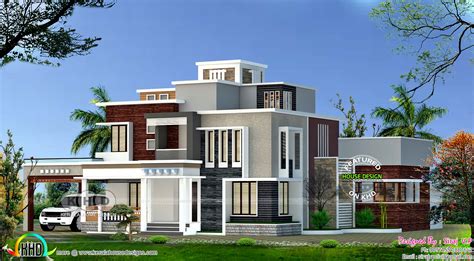 bedroom modern box model  sq ft home kerala home design  floor plans  dream houses