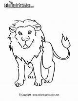 Lion Coloring Pages Animal Printables Printable Animals Lions Kids Print Book Color Bible Drawing Coloringprintables Stories Worksheets Colour School Themed sketch template