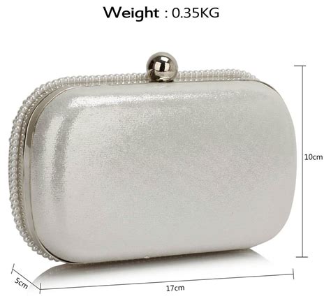 wholesale white beaded pearl rhinestone clutch bag