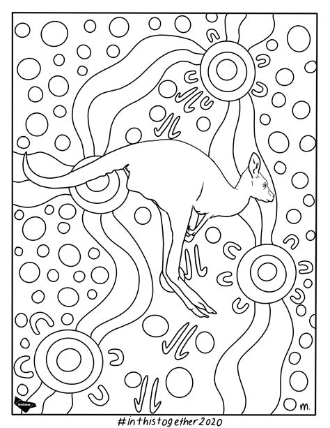 aboriginal art colouring pages sketch coloring page images