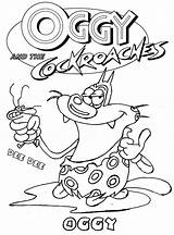 Oggy Cockroaches Dee Catching Colorear Page5 Cucarachas Cafards sketch template