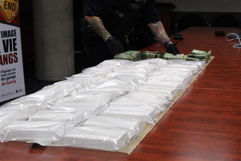 kilos  pure uncut cocaine seized  surrey  men arrested burnaby
