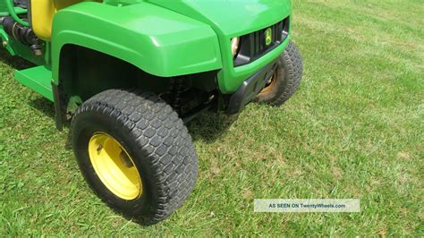 john deere tx turf gator   electric lift utility bed