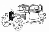 Coloring Pages Car Classic Antique Value High Getcolorings Netart Color sketch template