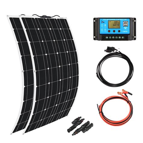 Solarparts 200w 12v Flexible Solar Panel Kit – Solarparts Store