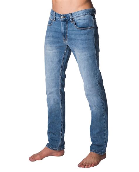 slim salt blue denim jeans mens jeans skinny jeans slim fit