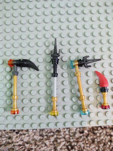 custom ninjago weapons  darkstone weapons created  decade   creation