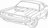 Dodge Coloring Pages Ram Charger Truck Challenger 1970 1969 Cars Car Classic Cummins Demon Color Printable Drawing Old Print Getcolorings sketch template