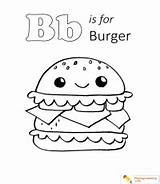 Burger Silly sketch template