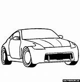 Nissan 370z Mezzi Furious Fast Gtr Miata Kleurplaat Trasporto Nisan S13 240sx sketch template