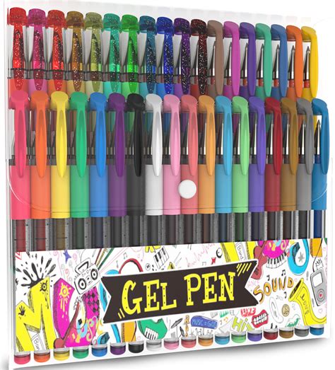 nylea  packs gel pens set colored gel pens  amazing colors