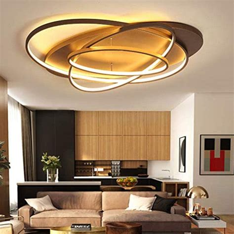 lampada  led moderna creativa anelli  soffitto  soggiorno camera da letto lustri acrilico