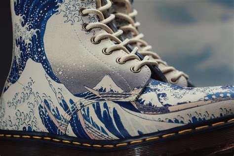 dr martens   met kick   storm  hokusai inspired footwear designtaxicom