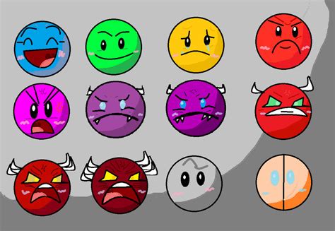 Geometry Dash Faces By Bfdifan626 On Deviantart