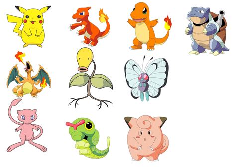 Pokemon Character Clipart Clipground