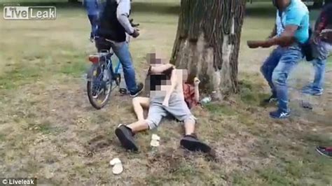 couple caught having full sex underneath a tree in broad daylight