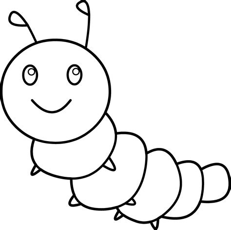 printable caterpillar coloring pages