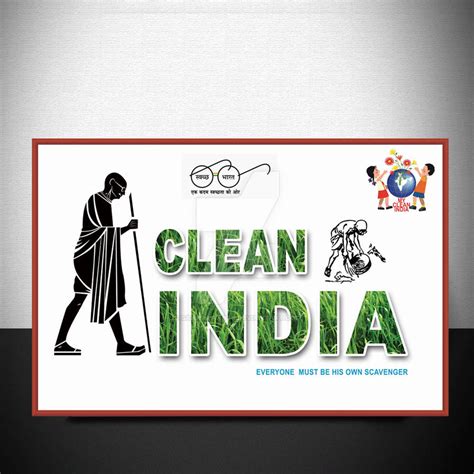 poster  clean india  sankaraarts  deviantart