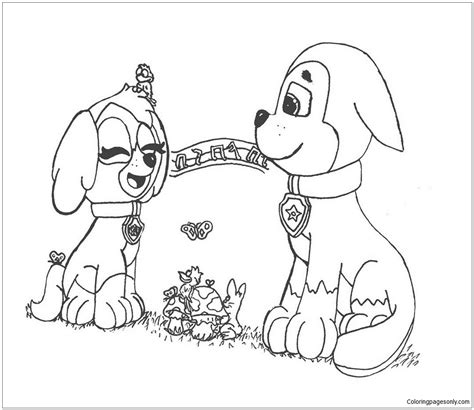 paw patrol valentines coloring pages coloring valentines paw patrol