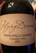 Image result for Flying+dreams+tempranillo. Size: 128 x 185. Source: www.cellartracker.com