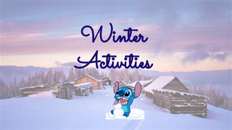 winter activities
