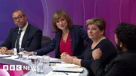 question time praise for fiona bruce s first episode bbc news